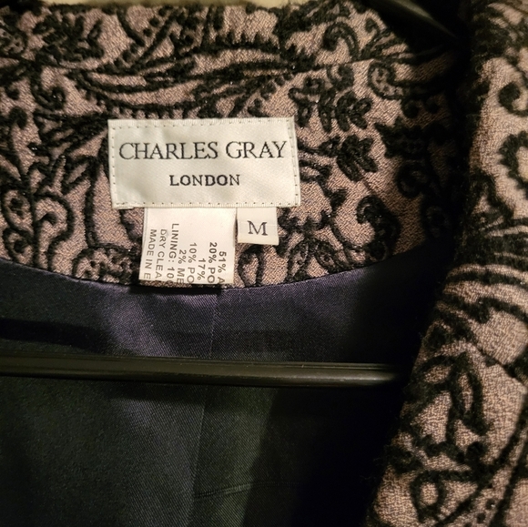 JUST GORGEOUS Coat Charles Gray Size Medium (OFFERS WELCOMED) - Picture 6 of 8
